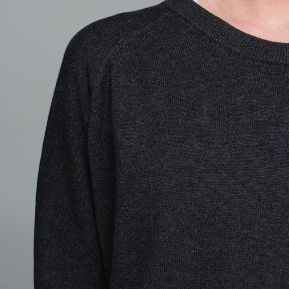 Lululemon Bhakti Life Sweater Heathered Black/ Gray  | 4 - Picture 8 of 13